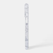 Coque iPhone 16 Marbre blanc (Côté gauche)