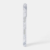 Coque iPhone 16 Marbre blanc (Côté droit)