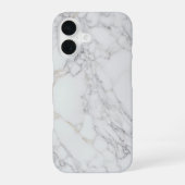 Coque iPhone 16 Marbre blanc (Verso)