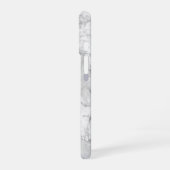 Coque iPhone 16 Marbre blanc (Côté gauche)