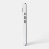 Coque iPhone 16 Marbre Blanc (Côté gauche)