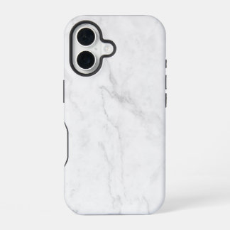 Coque iPhone 16 Marbre Blanc