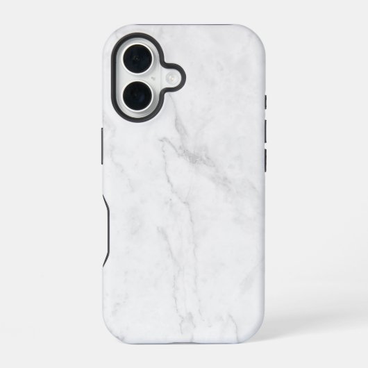 Coque iPhone 16 Marbre Blanc (Verso)
