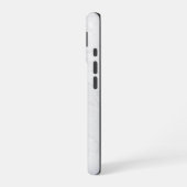 Coque iPhone 16 Marbre blanc élégant (Côté gauche)