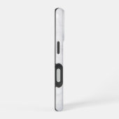 Coque iPhone 16 Marbre blanc élégant (Côté droit)
