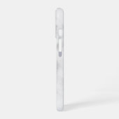 Coque iPhone 16 Marbre Blanc Élégant (Côté gauche)
