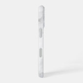 Coque iPhone 16 Marbre Blanc Élégant (Côté droit)