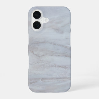 Coque iPhone 16 Marbre Blanc Élégant