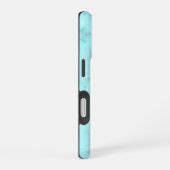 Coque iPhone 16 Marbre bleu (Côté droit)
