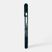 Coque iPhone 16 Marbre bleu (Côté gauche)