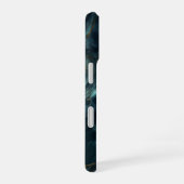 Coque iPhone 16 Marbre bleu (Côté droit)