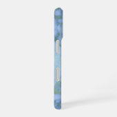 Coque iPhone 16 Marbre bleu (Côté droit)