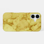 Coque iPhone 16 Marbre doré (Verso Horizontal)