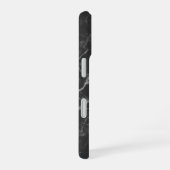 Coque iPhone 16 Marbre noir (Côté droit)