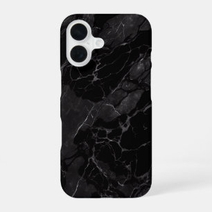Coque iPhone 16 Marbre noir