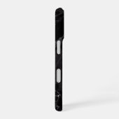 Coque iPhone 16 Marbre noir (Côté droit)