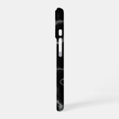 Coque iPhone 16 Marbre noir - (Côté gauche)