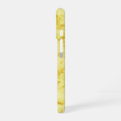 Coque iPhone 16 Marbre or clair (Côté gauche)
