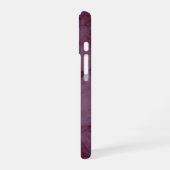 Coque iPhone 16 Marbre rose foncé (Côté gauche)