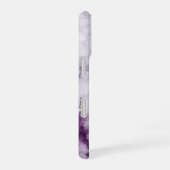Coque iPhone 16 Marbre Violet (Côté droit)