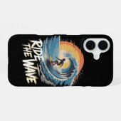 Coque iPhone 16 Marcher la vague (Verso Horizontal)