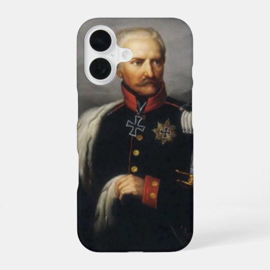 Coque iPhone 16 Maréchal de la Feld-Maréchal Von Blücher des guerr (Verso)