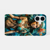 Coque iPhone 16 Marées au Clair de Lune (Verso Horizontal)