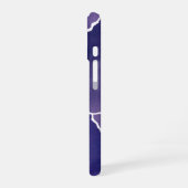 Coque iPhone 16 Marées côtières violettes (Côté gauche)