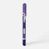 Coque iPhone 16 Marées côtières violettes (Côté droit)