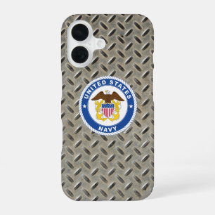 Coque iPhone 16 Marine américaine Insigne d'officier