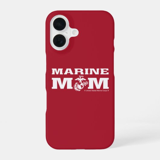 Coque iPhone 16 Marine Maman (Verso)