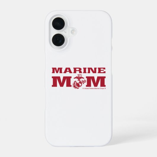 Coque iPhone 16 Marine Maman (Verso)