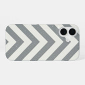 Coque iPhone 16 Marquage routier diagonal rétro (Verso Horizontal)