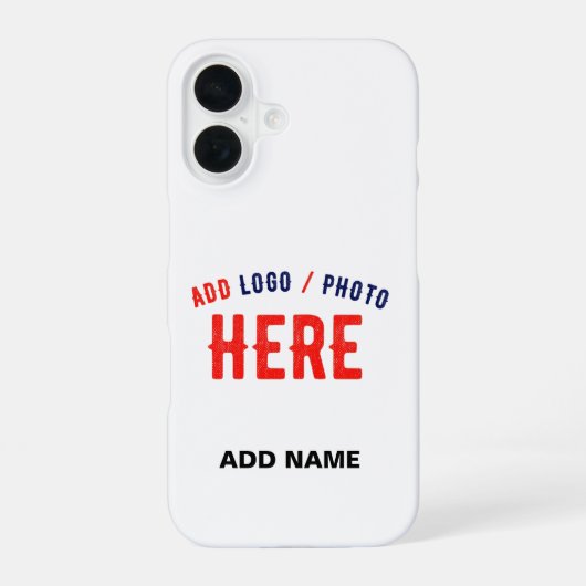 COQUE iPhone 16 MARQUE BLANCHE MODERNE ET PERSONNALISABLE VÉRIFIÉE (Verso)