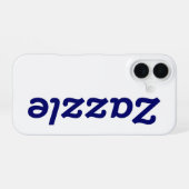 Coque iPhone 16 Marque Zazzle (Verso Horizontal)