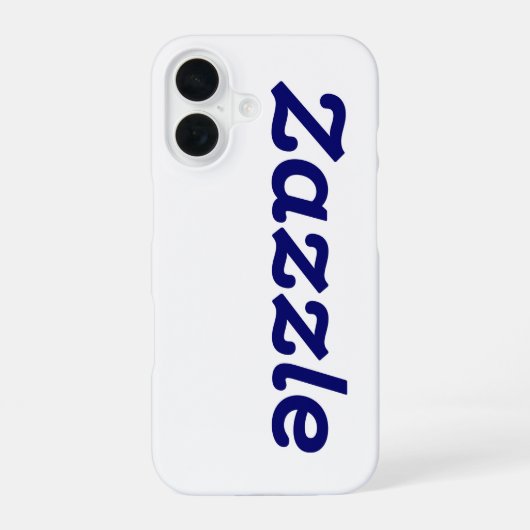 Coque iPhone 16 Marque Zazzle (Verso)