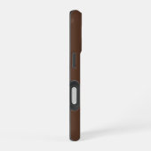 Coque iPhone 16 Marron Chocolat Uni Couleur Unie (Côté droit)