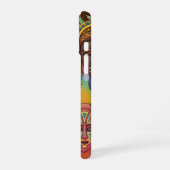 COQUE iPhone 16 MASQUE TRIBAL AFRICAIN (Côté gauche)