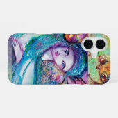 COQUE iPhone 16 MASQUE VENITIEN /MASQUE BLEU (Verso Horizontal)