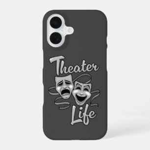 Coque iPhone 16 Masques de Comédie et de Tragédie de la Vie Théâtr