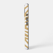 Coque iPhone 16 Mastic Neutre Zèbre (Côté gauche)