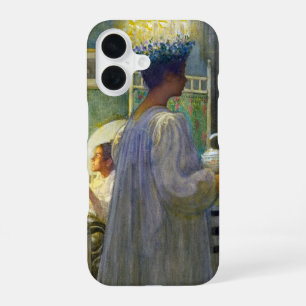 Coque iPhone 16 Matin de Noël, la fête de Sainte-Lucie