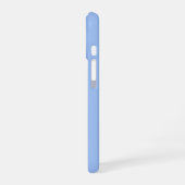 Coque iPhone 16 Maze bleu et jaune (Côté gauche)