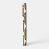 Coque iPhone 16 MCM Semi-cycles Browns+Cream Big Motif (Côté gauche)