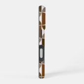 Coque iPhone 16 MCM Semi-cycles Browns+Cream Big Motif (Côté droit)