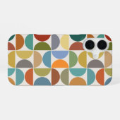 Coque iPhone 16 MCM Semiccles Motif couleur grande sur crème (Verso Horizontal)