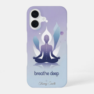Coque iPhone 16 Méditation zen - Respirer le design profond