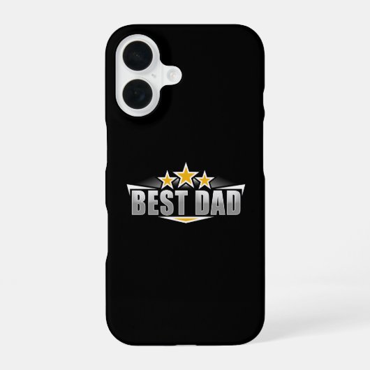 Coque iPhone 16 Meilleur Papa (Verso)