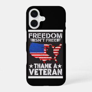 Coque iPhone 16 Merci pour votre service : Jour des vétérans 2025
