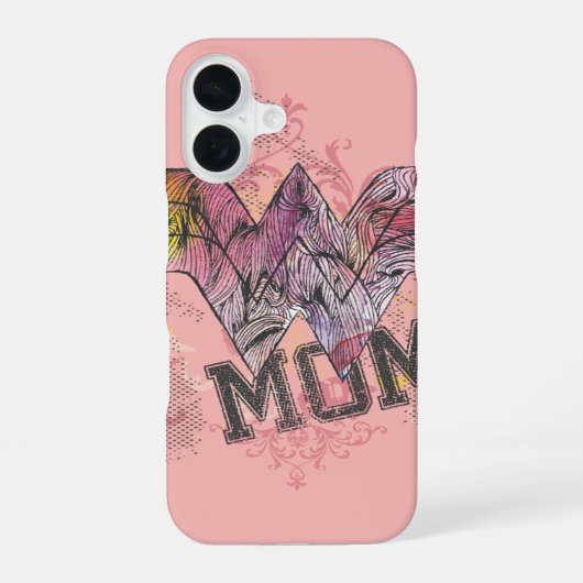 Coque iPhone 16 Merde Maman Médias Mixtes (Verso)